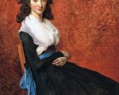 雅克-路易大卫 - Portrait of Louise Trudaine